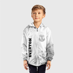Ветровка с капюшоном детская Everton sport на светлом фоне вертикально, цвет: 3D-белый — фото 2