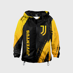 Детская ветровка Juventus - gold gradient вертикально