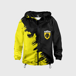 Детская ветровка AEK sport color yellow