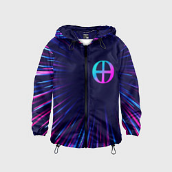 Детская ветровка Blue Exorcist neon blast lines