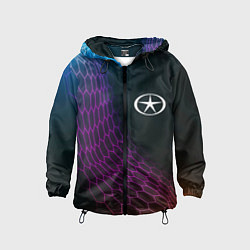 Детская ветровка JAC neon hexagon