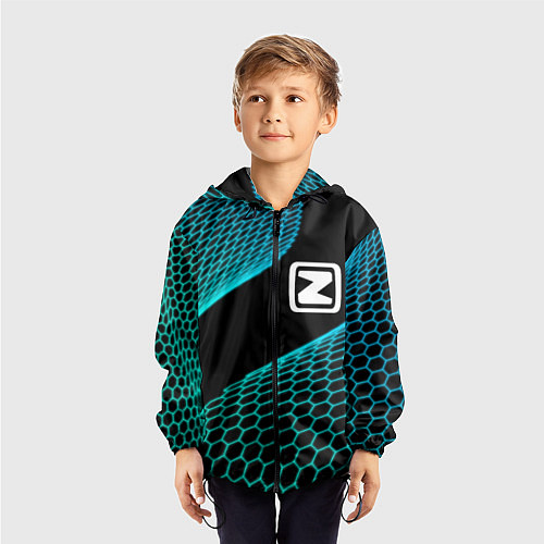 Детская ветровка Zotye electro hexagon / 3D-Черный – фото 3