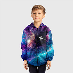 Ветровка с капюшоном детская Dead by Daylight space game, цвет: 3D-черный — фото 2