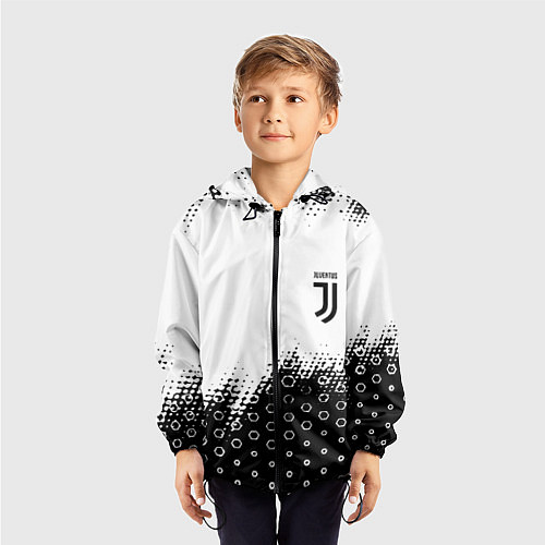 Детская ветровка Juventus sport steel / 3D-Черный – фото 3