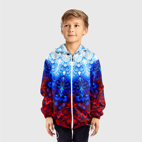 Детская ветровка Душа моя Россия 1 / 3D-Белый – фото 3