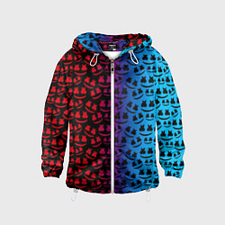 Детская ветровка Marshmello gradient