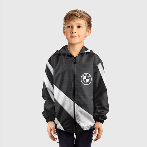 Детская ветровка BMW sport line geometry steel / 3D-Черный – фото 3