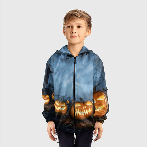 Детская ветровка Костюмы для halloween / 3D-Черный – фото 3