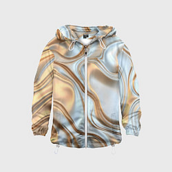 Детская ветровка Жидкое белое золото