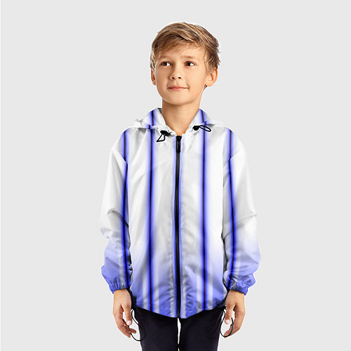 Детская ветровка Striped suit / 3D-Черный – фото 3
