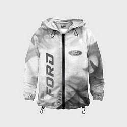 Детская ветровка Ford - white gradient вертикально