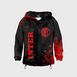 Детская ветровка Inter - red gradient вертикально