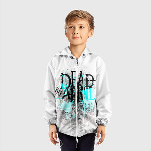 Детская ветровка Dead by april краски / 3D-Белый – фото 3