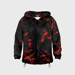 Детская ветровка Color red black