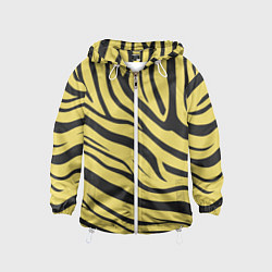 Детская ветровка Светлый тигровый паттерн