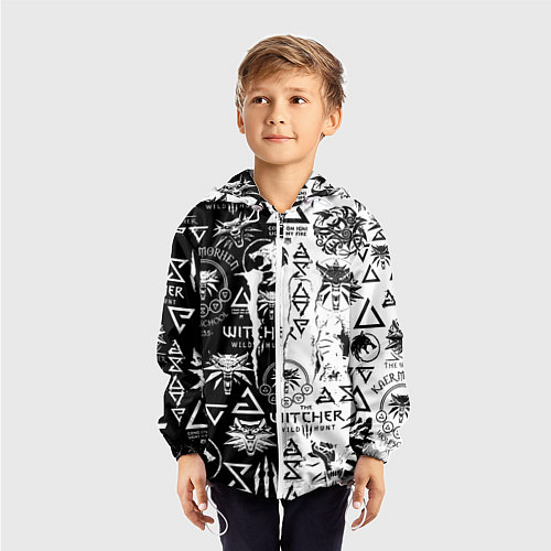Детская ветровка Monster energy логотипы игр / 3D-Белый – фото 3