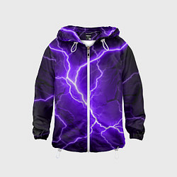 Детская ветровка Color purple black