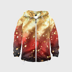 Детская ветровка Волнистая текстура с блестками