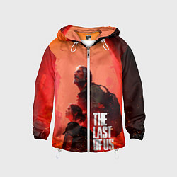 Ветровка с капюшоном детская The last of us Joel Ellie, цвет: 3D-белый