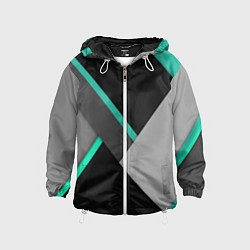 Ветровка с капюшоном детская Multicoloured, цвет: 3D-белый
