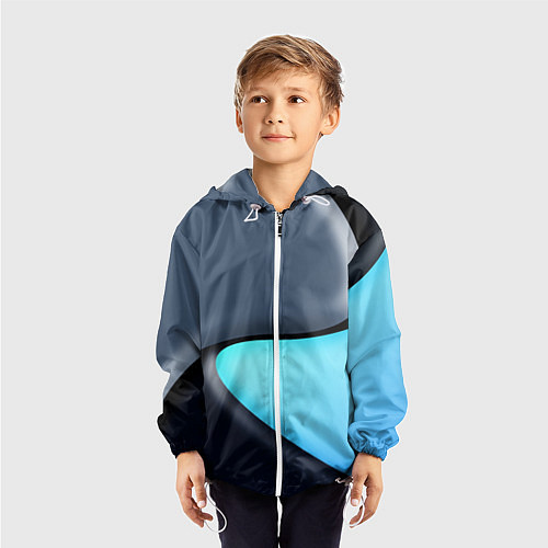 Детская ветровка Разноцветный / 3D-Белый – фото 3