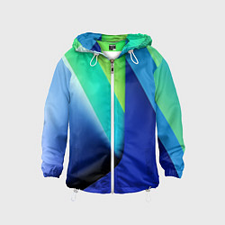 Детская ветровка Color blue green