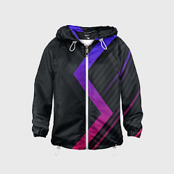 Детская ветровка Color black line