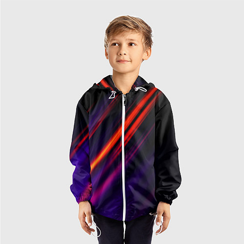 Детская ветровка Multicolored / 3D-Белый – фото 3