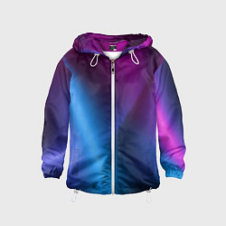 Ветровка с капюшоном детская Multicoloured, цвет: 3D-белый