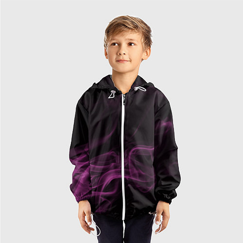 Детская ветровка Color smoke pink / 3D-Белый – фото 3