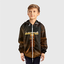 Ветровка с капюшоном детская Дмитрий мем, цвет: 3D-белый — фото 2