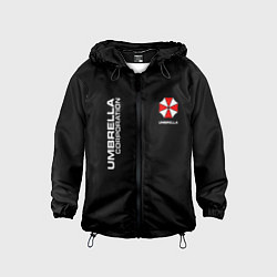 Ветровка с капюшоном детская Corp Umbrella - black, цвет: 3D-черный