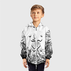Ветровка с капюшоном детская Doom dark age, цвет: 3D-белый — фото 2