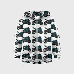 Детская ветровка Motorbike blue