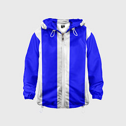 Детская ветровка Color white blue line