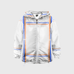 Детская ветровка Neon white orange blue