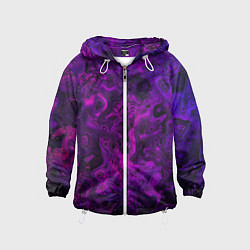 Ветровка с капюшоном детская Mixing colors, цвет: 3D-белый