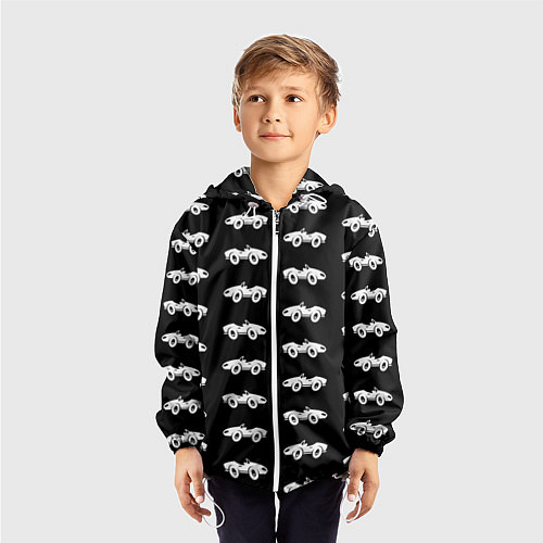 Детская ветровка Автомобили / 3D-Белый – фото 3
