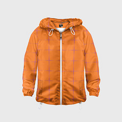 Детская ветровка Color orange stripe