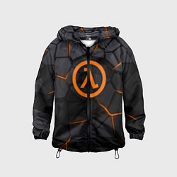 Ветровка с капюшоном детская Half Life - armor, цвет: 3D-черный