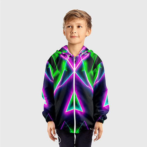 Детская ветровка Multicolored colorful color / 3D-Белый – фото 3