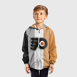 Ветровка с капюшоном детская Philadelphia Flyers, цвет: 3D-белый — фото 2