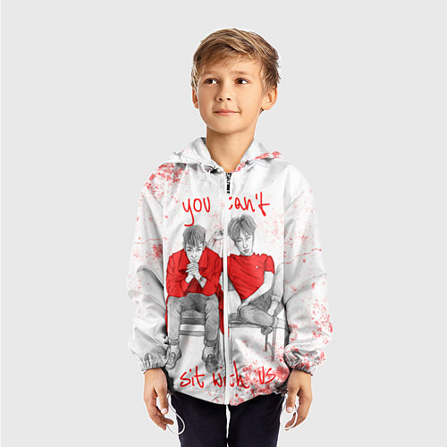 Детская ветровка Big Bang: Sit with us / 3D-Белый – фото 3