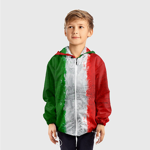 Детская ветровка Italian / 3D-Белый – фото 3