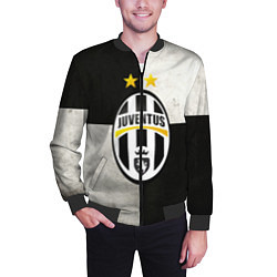 Бомбер мужской Juventus FC, цвет: 3D-черный — фото 2