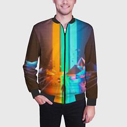 Бомбер мужской Imagine Dragons: Believer, цвет: 3D-черный — фото 2