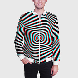 Бомбер мужской RGB optical, цвет: 3D-белый — фото 2