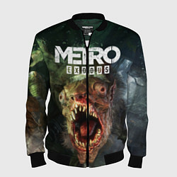 Бомбер мужской Metro Exodus, цвет: 3D-черный