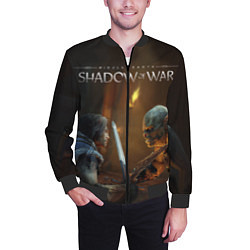 Бомбер мужской Shadow of War 8, цвет: 3D-черный — фото 2