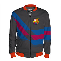 Бомбер мужской Barcelona FC: Dark style, цвет: 3D-красный